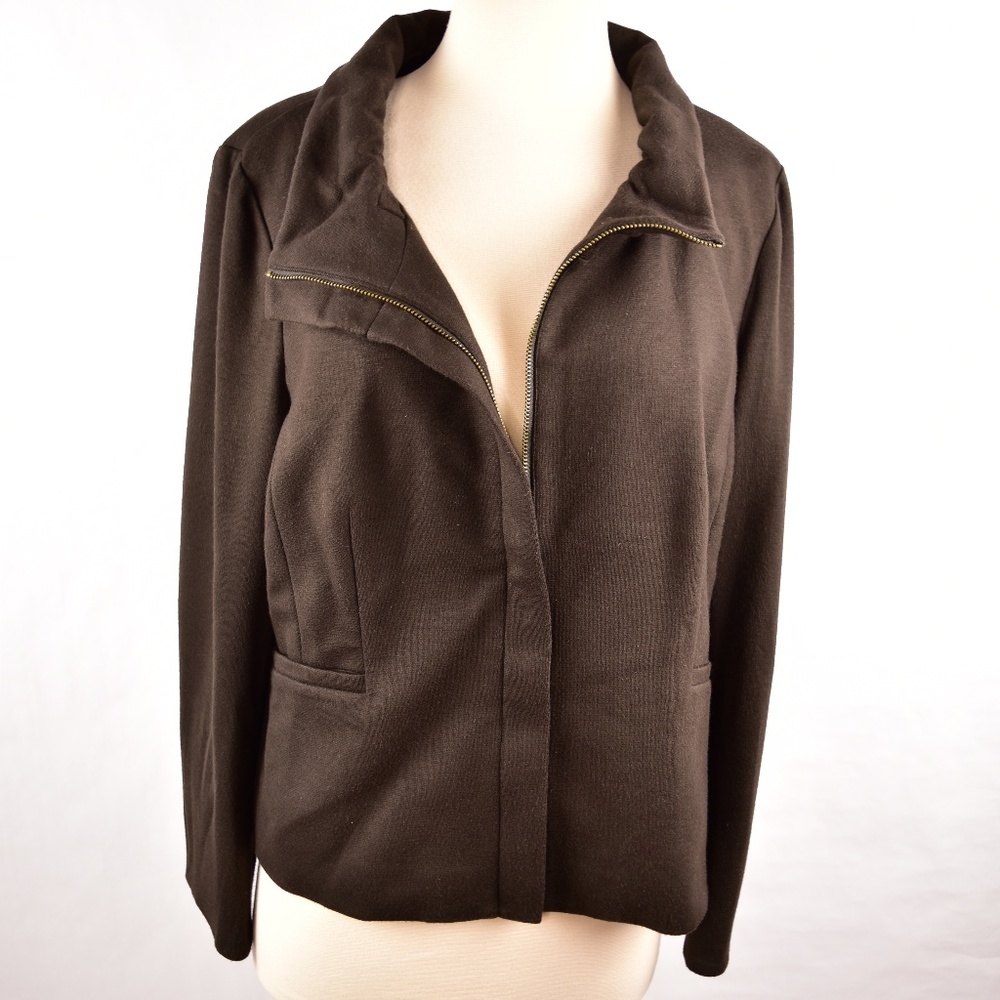 Carlisle Womens Jacket Size 14 Stretch Lined Zip